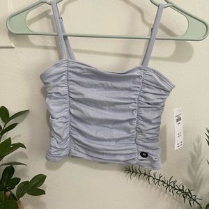 Hollister Baby Blue Crop Top Tank NWT